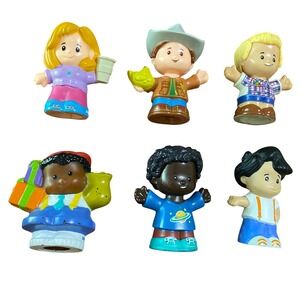 Fisher Price Little People Mixed Lot of 6 Boy Girl Preschool Toy Multicultural